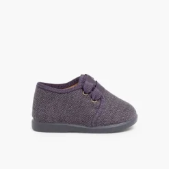 Menino Pisamonas Sapatos De Tela Tipo Blucher Menino