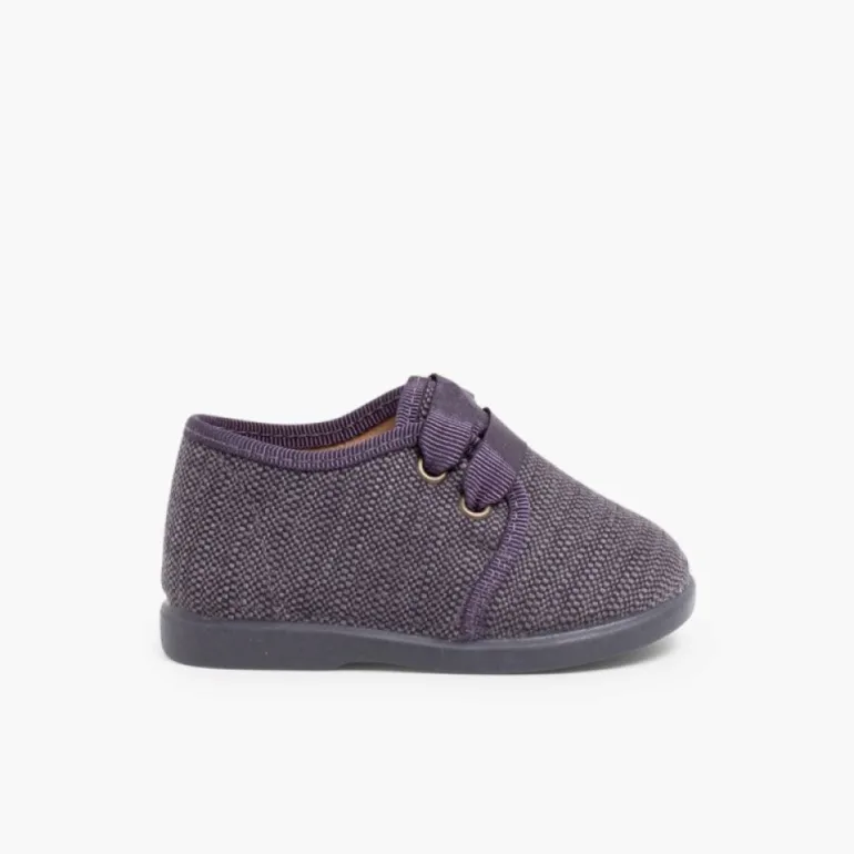 Menino Pisamonas Sapatos De Tela Tipo Blucher Menino