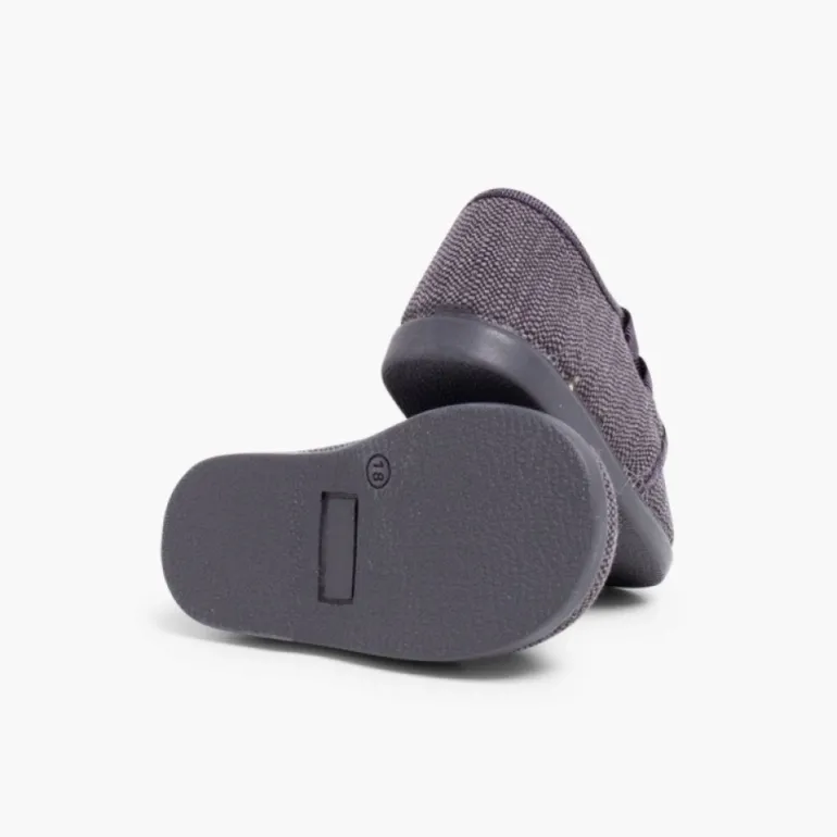 Menino Pisamonas Sapatos De Tela Tipo Blucher Menino