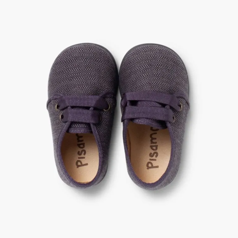 Menino Pisamonas Sapatos De Tela Tipo Blucher Menino