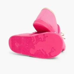 Menina Pisamonas Sapatos De Tela Tira Aderente Fina Com Laco