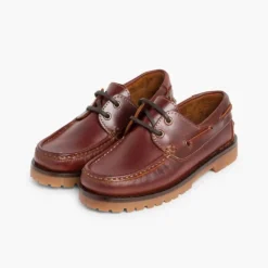 Menino Pisamonas Sapatos De Vela Com Atacadores