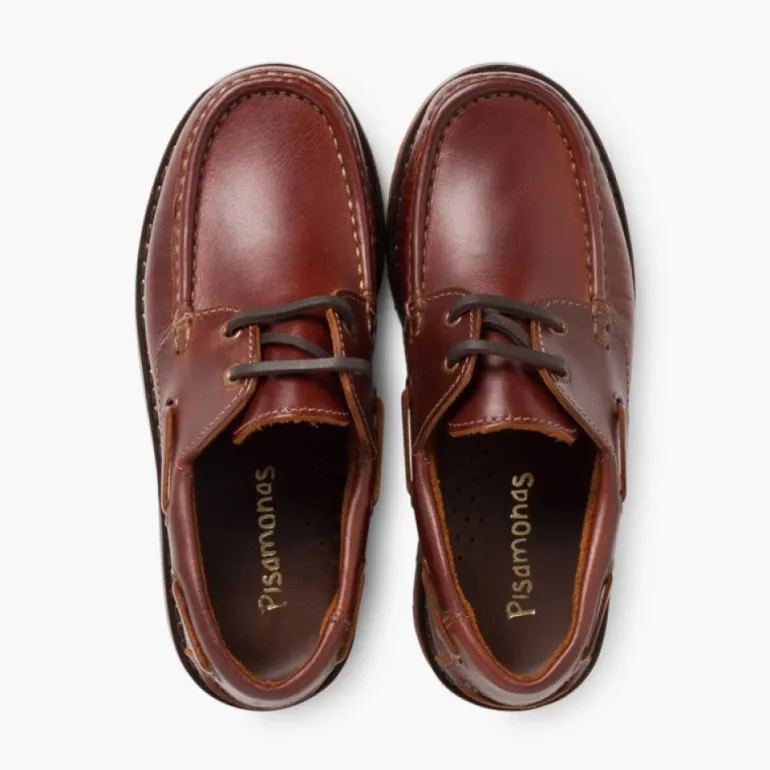 Menino Pisamonas Sapatos De Vela Com Atacadores