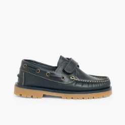 Menino Pisamonas Sapatos De Vela Com Tiras Aderentes