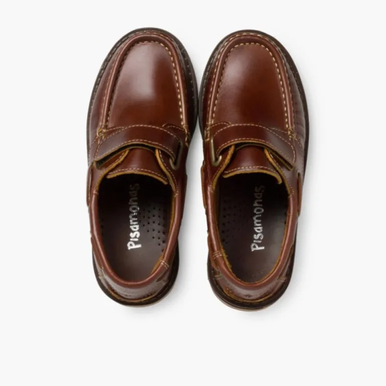 Menino Pisamonas Sapatos De Vela Com Tiras Aderentes
