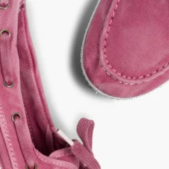Menina Pisamonas Sapatos De Vela De Lona Com Sola Branca
