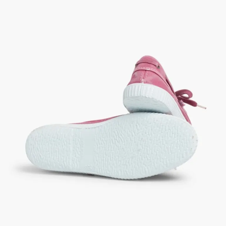 Menina Pisamonas Sapatos De Vela De Lona Com Sola Branca