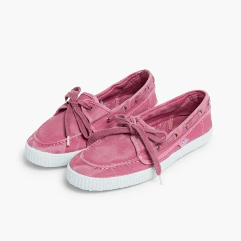 Menina Pisamonas Sapatos De Vela De Lona Com Sola Branca