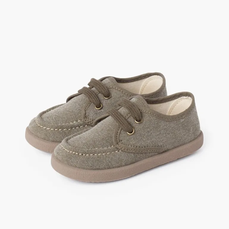 Menino Pisamonas Sapatos De Vela Lona Casual Sport