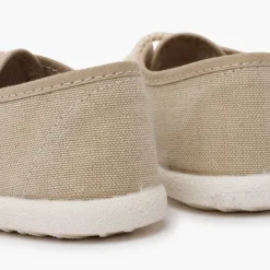 Menino Pisamonas Sapatos De Vela Lona Eco Sola Branca
