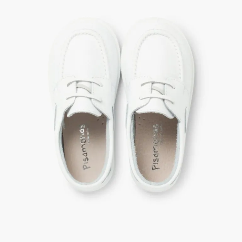 Menino Pisamonas Sapatos De Vela Pele Lavavel