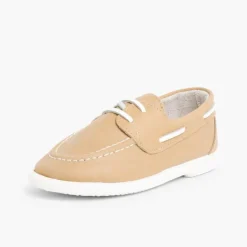 Menino Pisamonas Sapatos De Vela Pele Lavavel