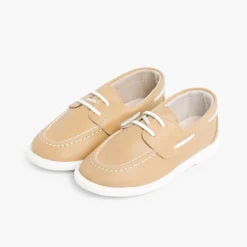 Menino Pisamonas Sapatos De Vela Pele Lavavel