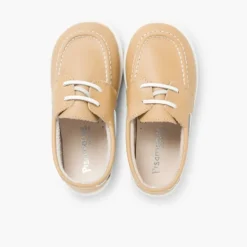 Menino Pisamonas Sapatos De Vela Pele Lavavel