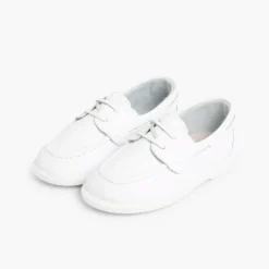 Menino Pisamonas Sapatos De Vela Pele Lavavel