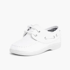 Menino Pisamonas Sapatos De Vela Tecido Com Atacadores