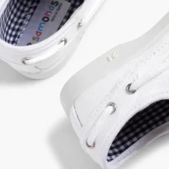 Menino Pisamonas Sapatos De Vela Tecido Com Atacadores