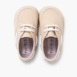 Menino Pisamonas Sapatos De Vela Tecido Com Atacadores