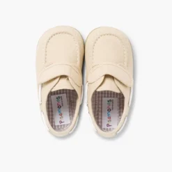 Menino Pisamonas Sapatos De Vela Tela Fecho Tiras Aderentes