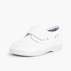 Menino Pisamonas Sapatos De Vela Tela Fecho Tiras Aderentes