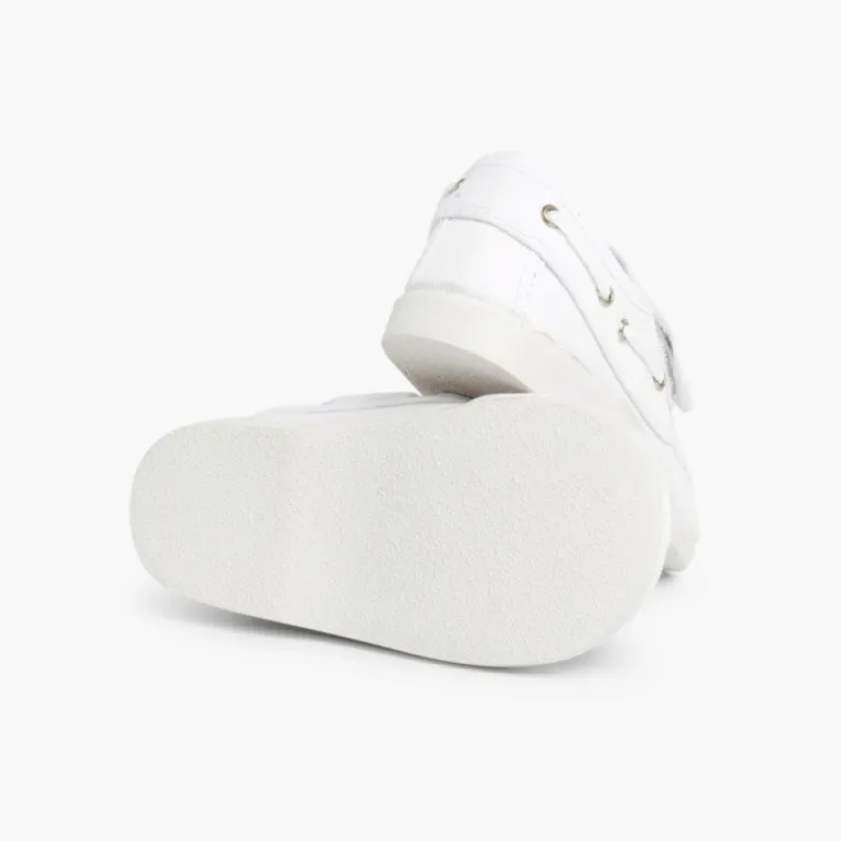 Menino Pisamonas Sapatos De Vela Tela Fecho Tiras Aderentes