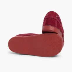 Menino Pisamonas Sapatos De Vela Tipo Camurca Com Atacadores