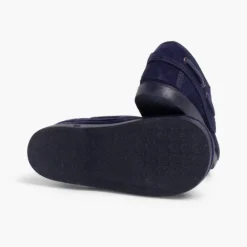 Menino Pisamonas Sapatos De Vela Tipo Camurca Com Atacadores