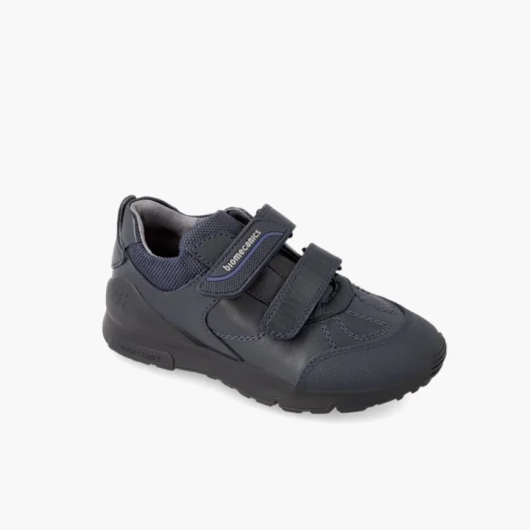 Menino Pisamonas Sapatos Desportivos Escola Biomecanics Duplo Fecho Aderente