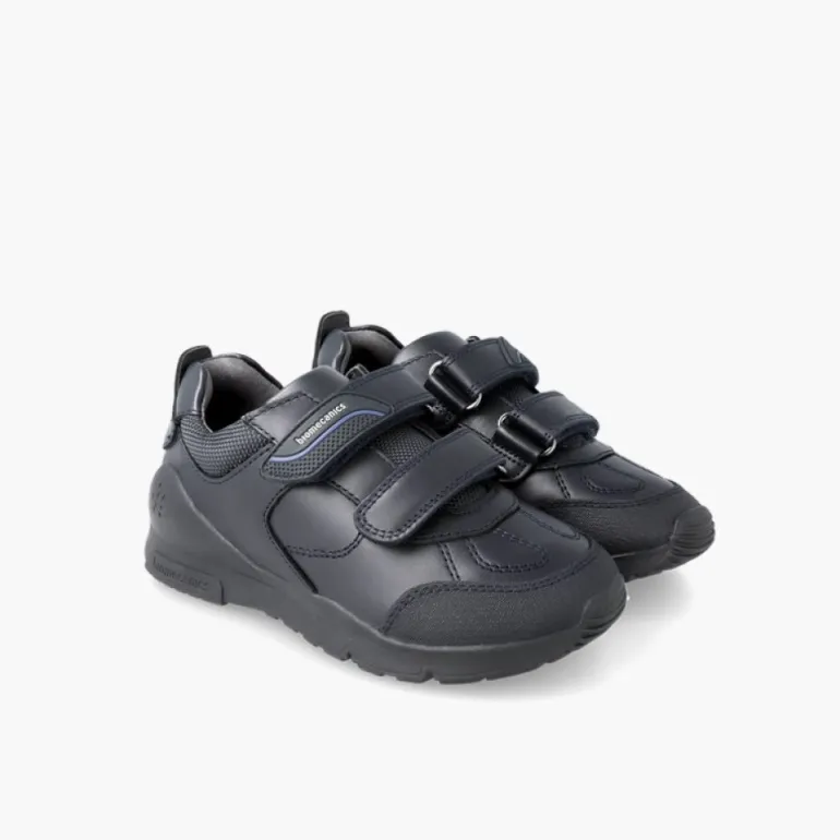 Menino Pisamonas Sapatos Desportivos Escola Biomecanics Duplo Fecho Aderente