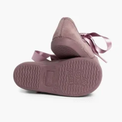 Menina Pisamonas Sapatos Estilo Inglês Criancas De Camurca