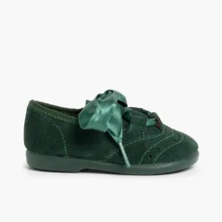Menina Pisamonas Sapatos Estilo Inglês Criancas De Camurca