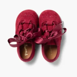 Menina Pisamonas Sapatos Estilo Inglês Criancas De Camurca