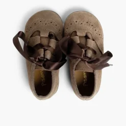 Menina Pisamonas Sapatos Estilo Inglês Criancas De Camurca