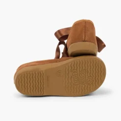 Menina Pisamonas Sapatos Estilo Inglês Criancas De Camurca