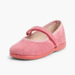 Menina Pisamonas Sapatos Merceditas Bamara Com Tiras Aderentes