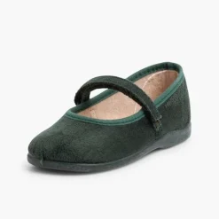 Menina Pisamonas Sapatos Merceditas Bamara Com Tiras Aderentes