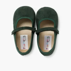 Menina Pisamonas Sapatos Merceditas Bamara Com Tiras Aderentes