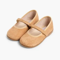 Menina Pisamonas Sapatos Merceditas Bamara Com Tiras Aderentes