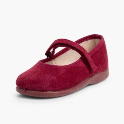 Menina Pisamonas Sapatos Merceditas Bamara Com Tiras Aderentes