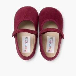 Menina Pisamonas Sapatos Merceditas Bamara Com Tiras Aderentes