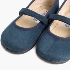 Menina Pisamonas Sapatos Merceditas Bamara Com Tiras Aderentes