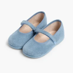 Menina Pisamonas Sapatos Merceditas Bamara Com Tiras Aderentes