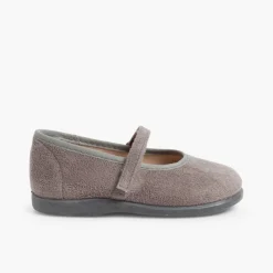 Menina Pisamonas Sapatos Merceditas Bamara Com Tiras Aderentes