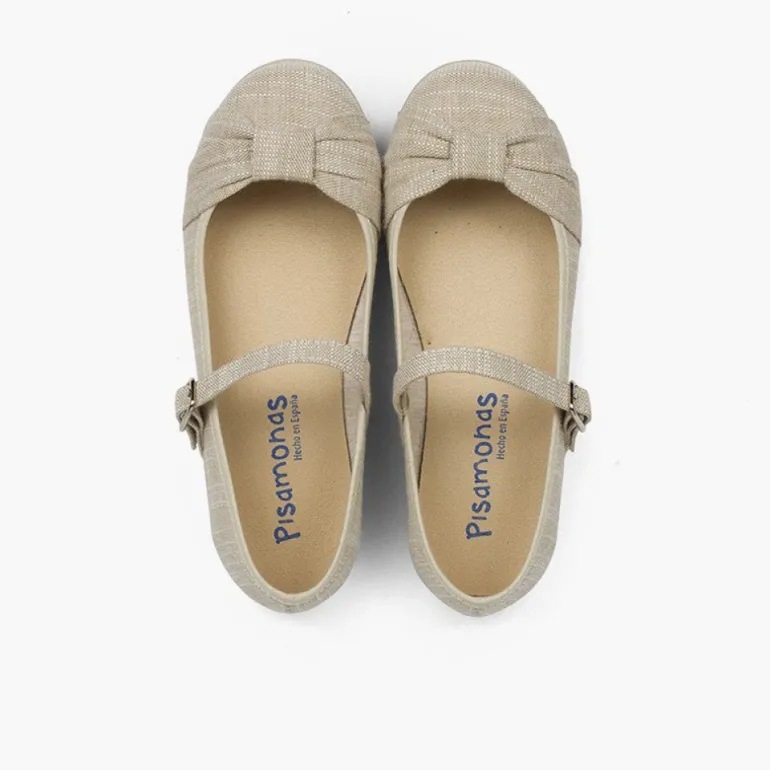 Menina Pisamonas Sapatos Merceditas Cerimónia Laco Fivela