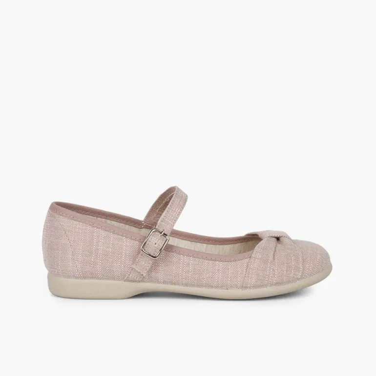 Menina Pisamonas Sapatos Merceditas Cerimónia Laco Fivela