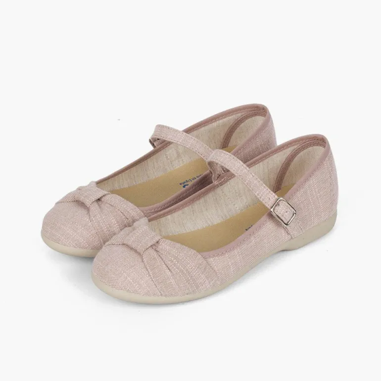 Menina Pisamonas Sapatos Merceditas Cerimónia Laco Fivela