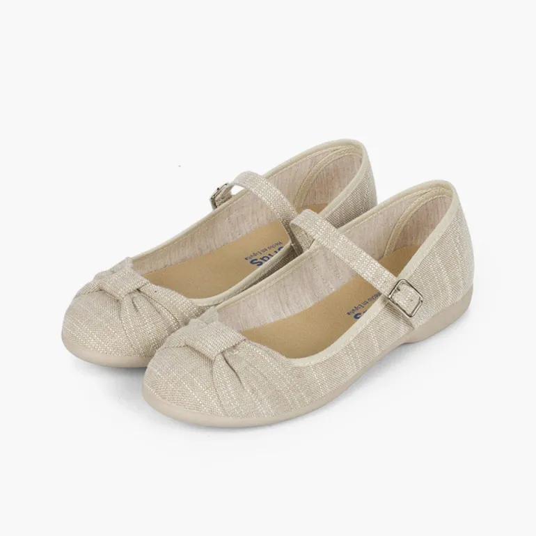 Menina Pisamonas Sapatos Merceditas Cerimónia Laco Fivela