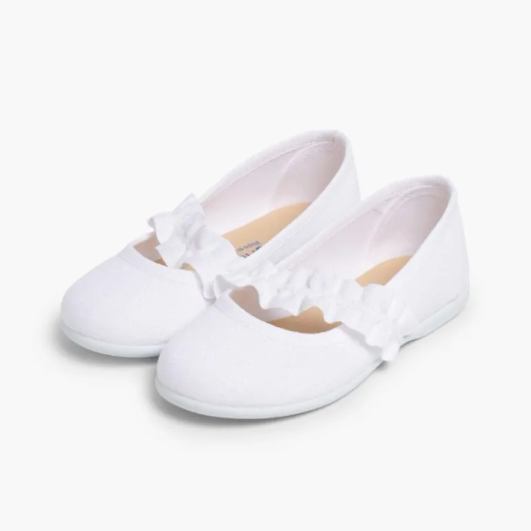 Menina Pisamonas Sapatos Merceditas Com Tira Elastica Larga