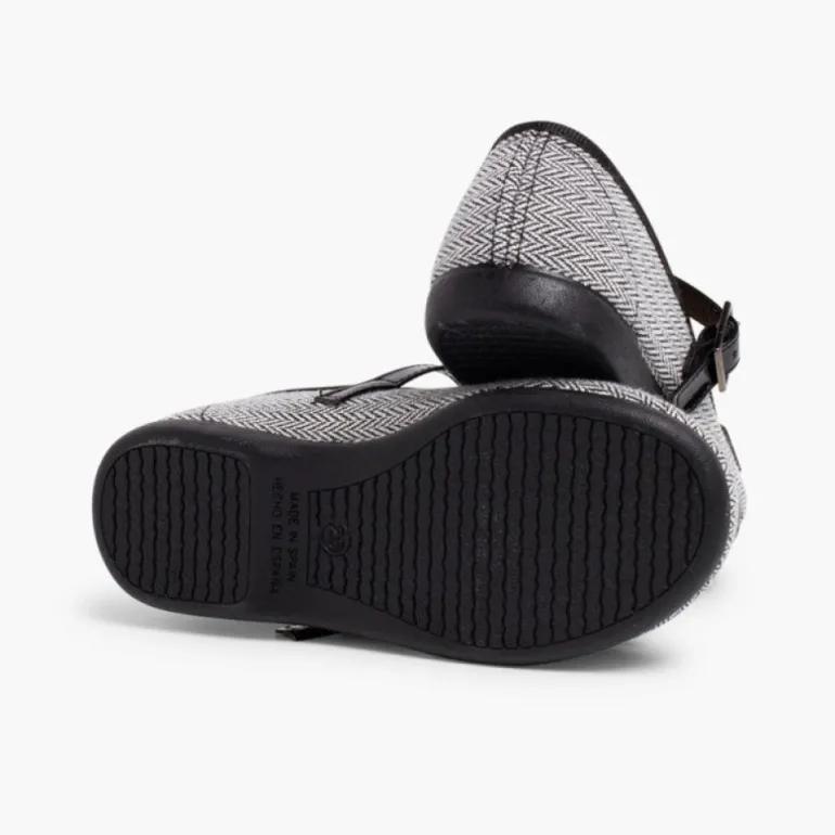 Menina Pisamonas Sapatos Merceditas Espiga Com Laco