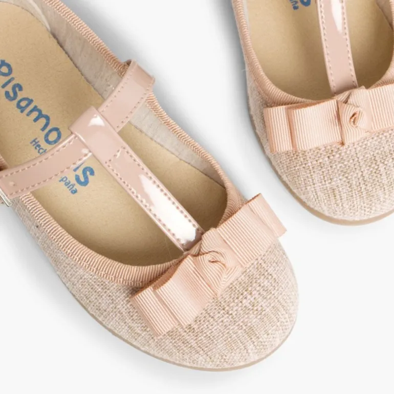 Menina Pisamonas Sapatos Merceditas Menina Tira Com Laco